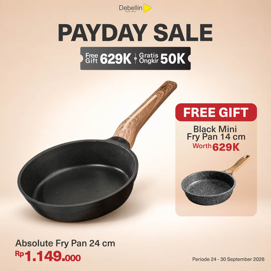 Debellin Absolute Granite Fry Pan 24 cm