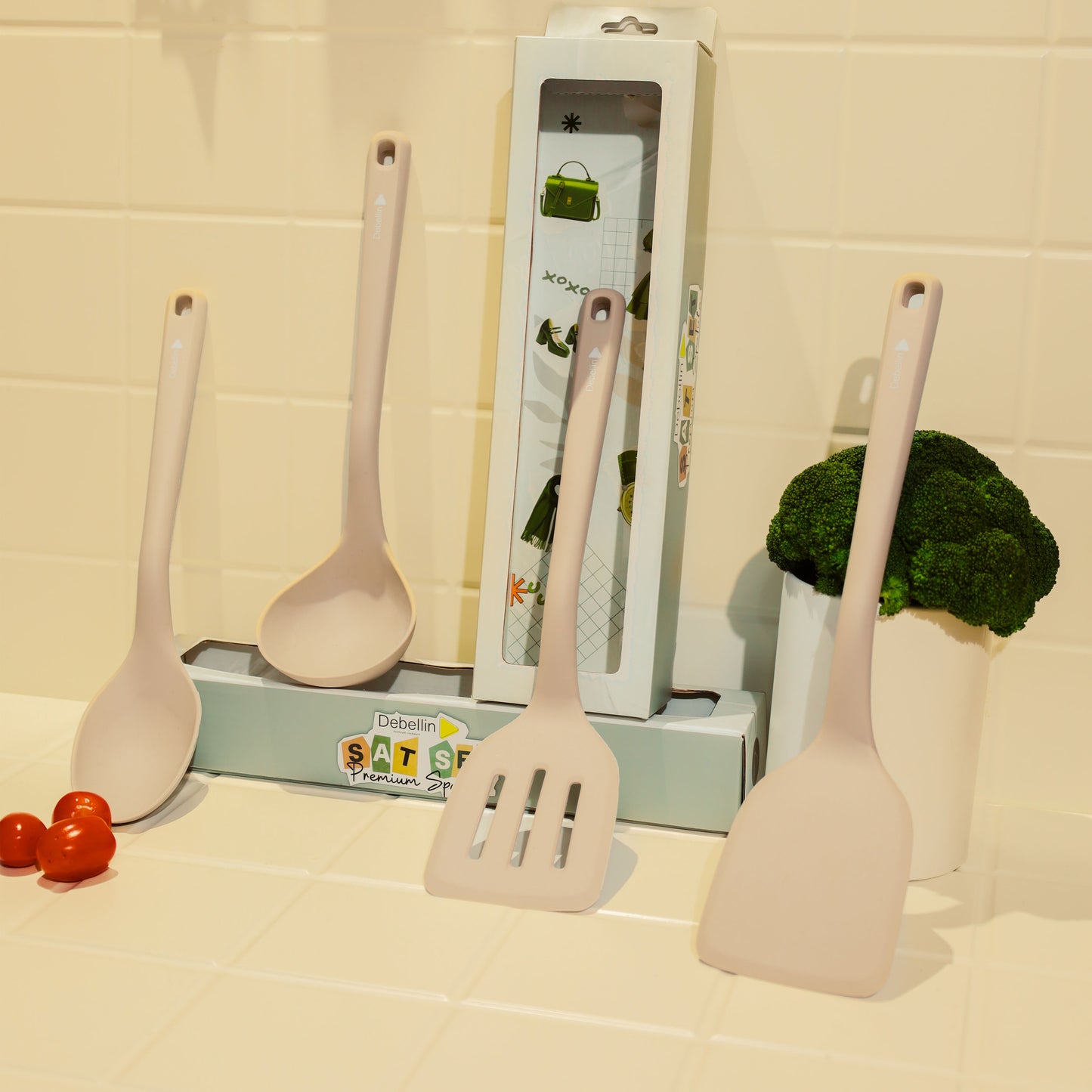 Debellin Sat Set Premium Spatula Set of 4