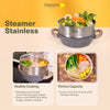 (New Arrival) Debellin Universal Steamer Stainless