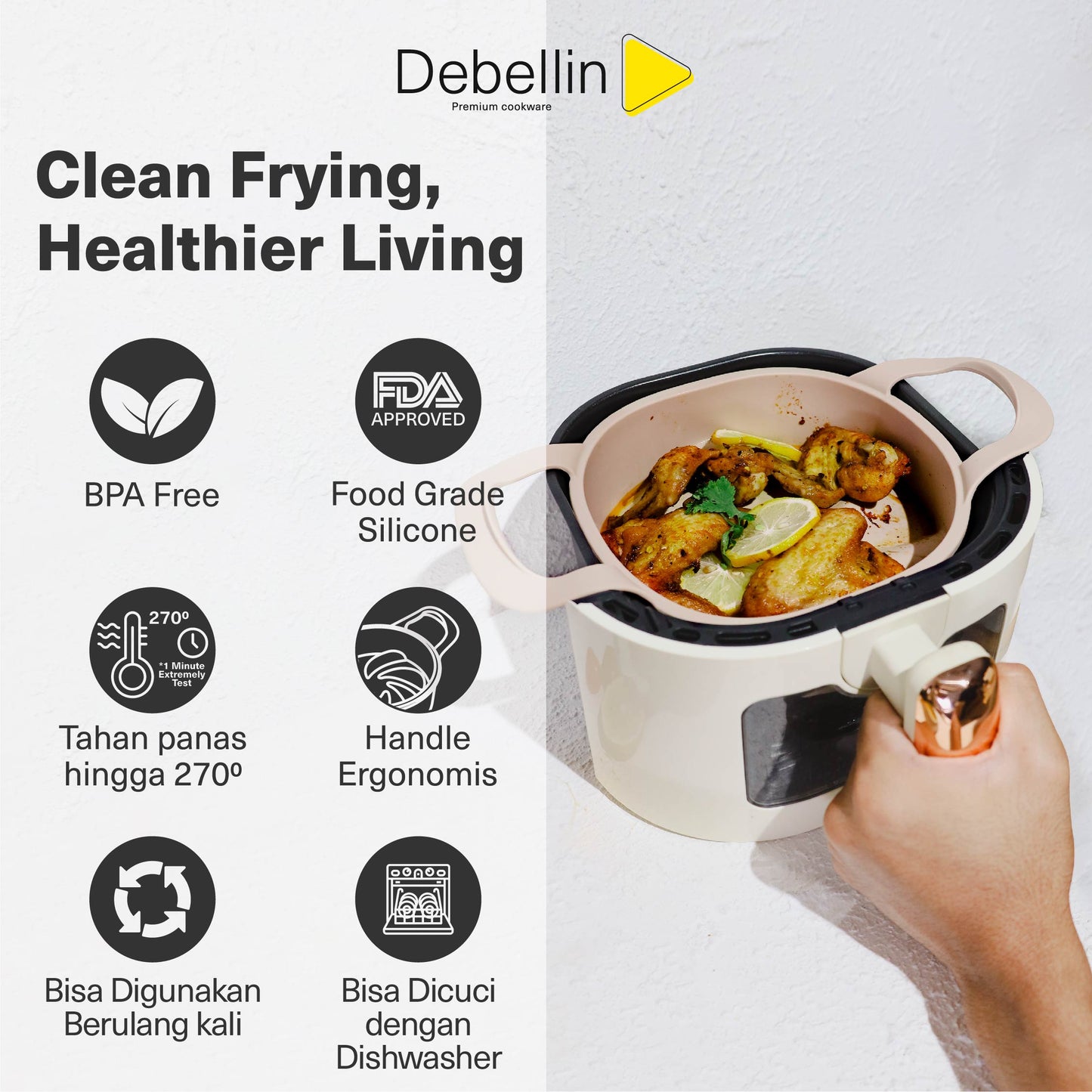 Debellin Universal Silicone Pot 20cm