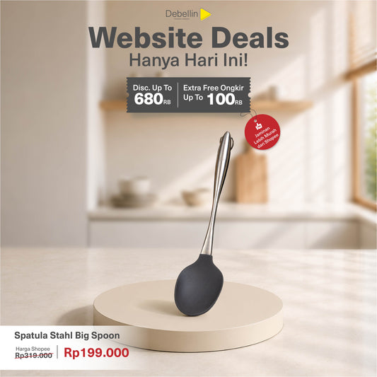 Debellin Stahl Spatula Big Spoon
