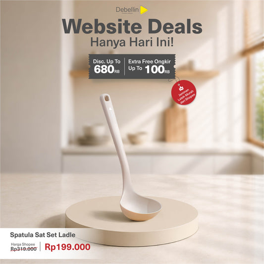Debellin Sat Set Premium Spatula Ladle