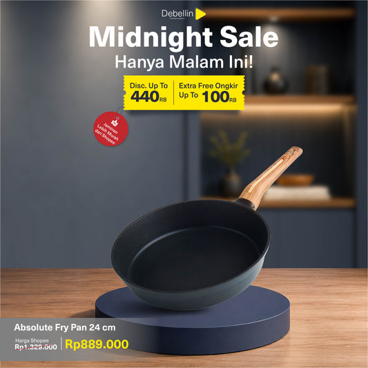 Debellin Absolute Granite Fry Pan 24 cm