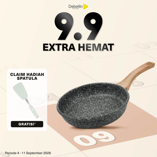 Debellin Grey Granite Fry Pan 24 cm