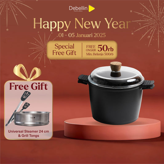 Debellin Absolute Granite Stock Pot 24 cm