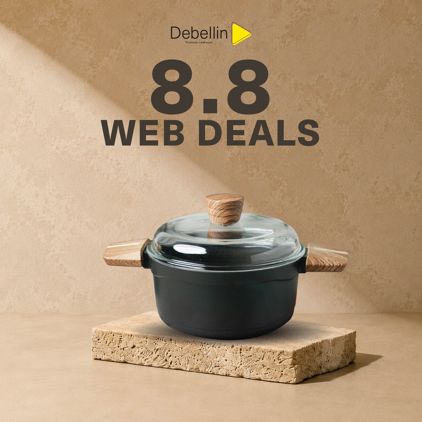 Debellin Absolute Granite Casserole 20 cm