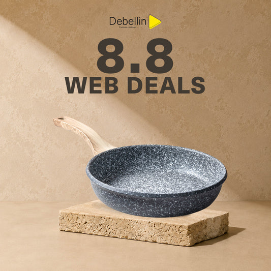 Debellin Grey Granite Fry Pan 28 cm