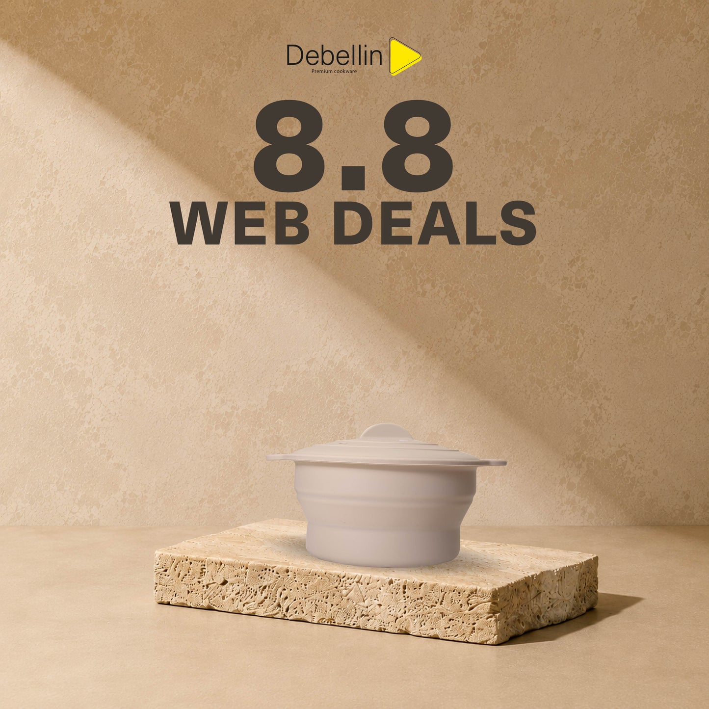 Debellin Collapsible Silicone Bowl 15 cm