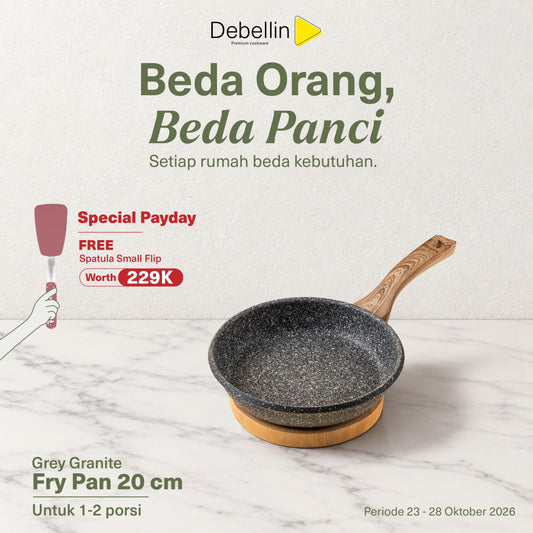 Debellin Grey Granite Fry Pan 20 cm