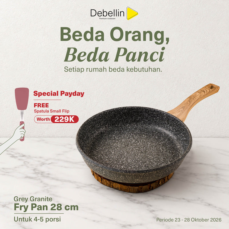 Debellin Grey Granite Fry Pan 28 cm