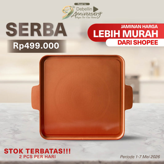 Debellin Copper Flat Pan