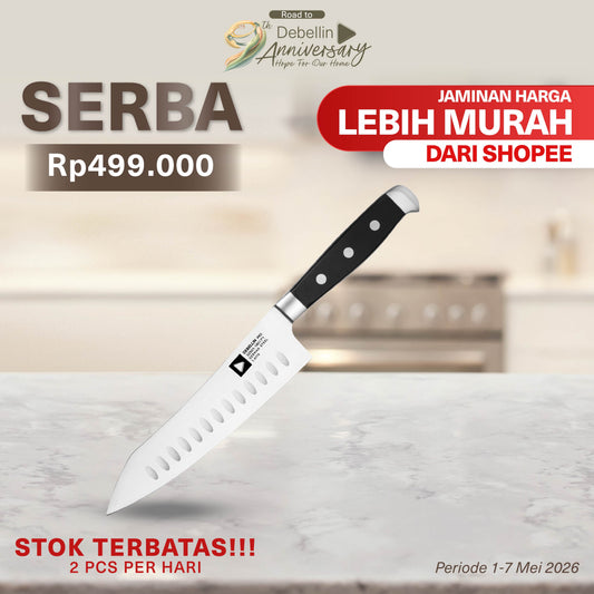 Debellin Messer Pro Santoku Knife 7"