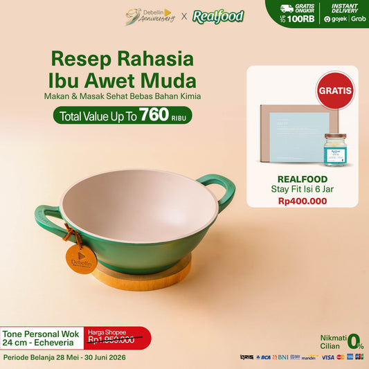 Debellin Tone Personal Wok 24 cm