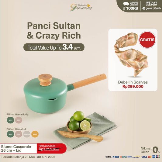 Debellin Blume Sauce Pan 18 cm Arum Mix & Match