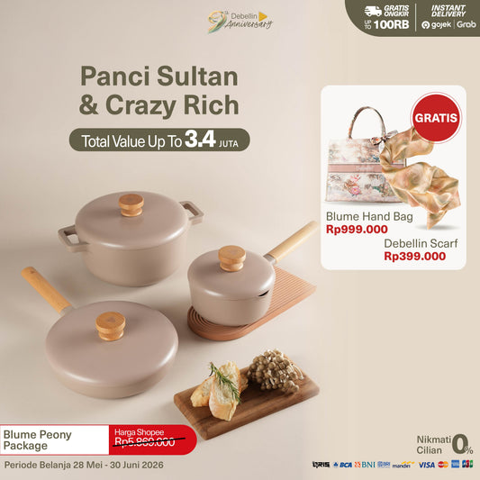 Debellin Blume Peony Cookware Package