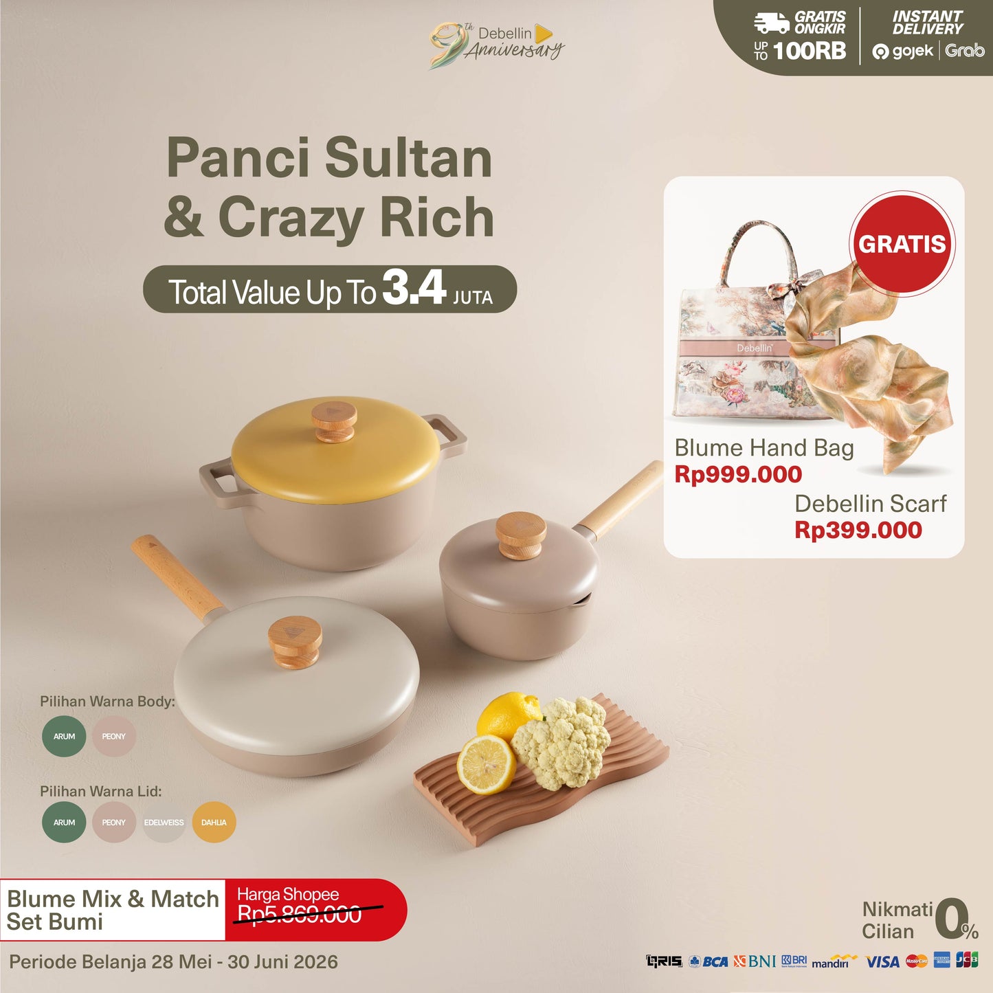Debellin Blume Special Edition Mix & Match Set Bumi