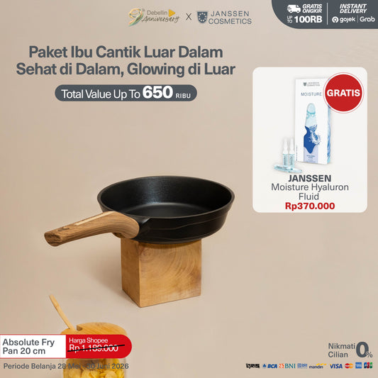 Debellin Absolute Granite Fry Pan 20 cm