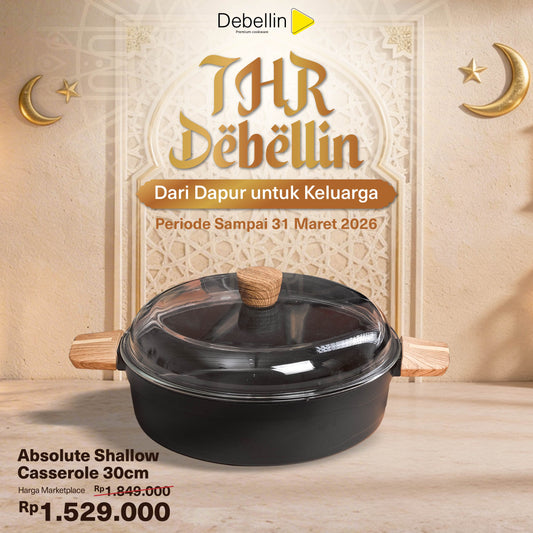 Debellin Absolute Granite Shallow Casserole 30 cm